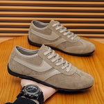 Fashion Men's Casual Sneakers Comfortable Non-slip Male Walking Running Shoes Breathable Lightweight Slip-on Suede Casual Shoes