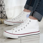 New Classic High Top Comfortable Sports Flat Walking Comfortable Sneakers Fashion Breathable Vulcanized Leisure Canvas