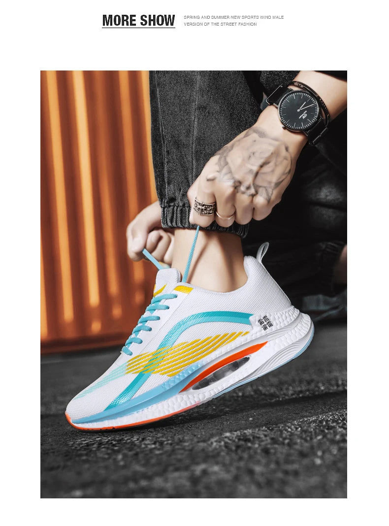 Athletic Sneakers Men Street Style Platform Running Sneakers Women Casual Sport Shoes For Men