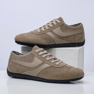 Fashion Men's Casual Sneakers Comfortable Non-slip Male Walking Running Shoes Breathable Lightweight Slip-on Suede Casual Shoes