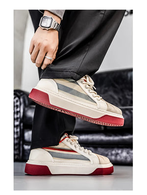 Men's Slip-on Sneakers, Comfortable Low-top Canvas Breathable Casual Shoes, Soft-bottom Versatile Sports and Casual Shoes