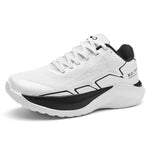 Designed Sneakers Shoes For Men Casual Sports Running Shoes Comfortable Breathable Light Shock Absorption Outsole Walking White