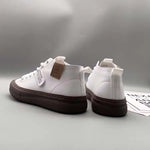 High-Top Men's Leather oes Comfortable Breathable Spor Casual Sneakers Mid-Top Board oes Trendy Brand High Sensation