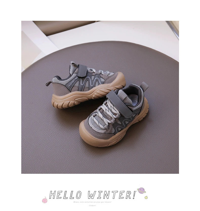 Sport Shoes For Children 2025 Trend Fashion Kid's Sneakers Ergonomics Soft-soled Boy's Girl's Running Shoes 22-30