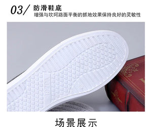 2025 Men Casual Shoes Slip on Canvas Fashion Sneakers Breathable Summer Walking Loafers Non Slip Comfortable Youth Skate Flats
