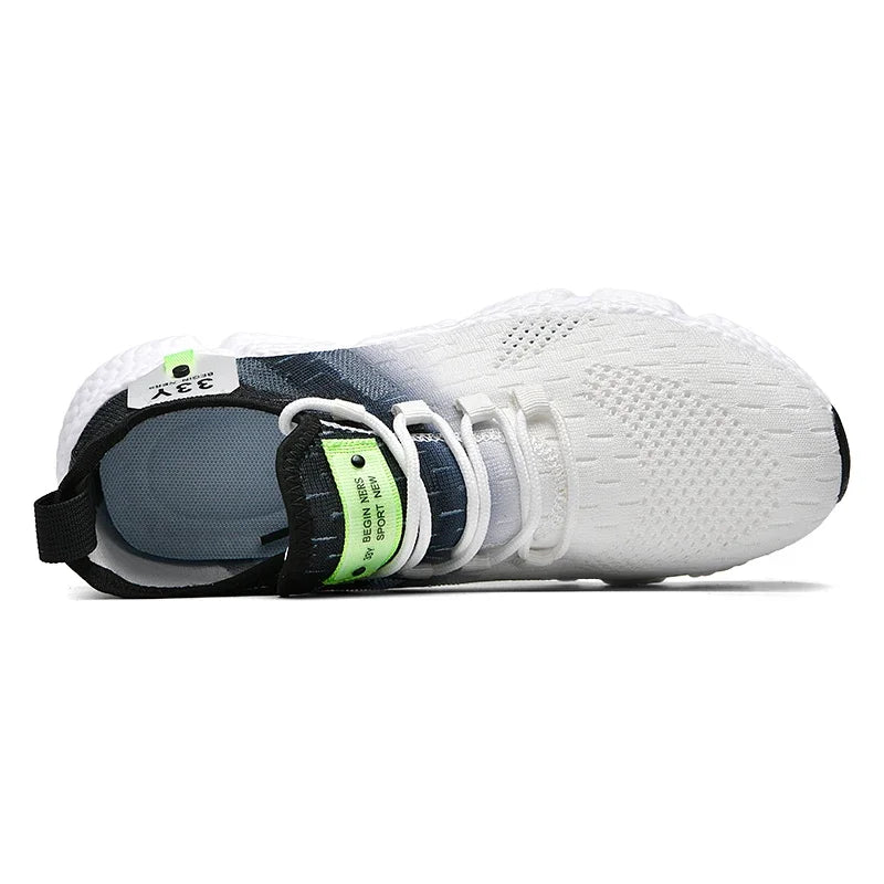 Unisex Mesh Sports Shoes  Lightweight, Comfortable Running & Walking Sneakers (Sizes 36–46)
