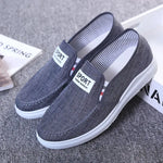 2025 Men Casual Shoes Slip on Canvas Fashion Sneakers Breathable Summer Walking Loafers Non Slip Comfortable Youth Skate Flats