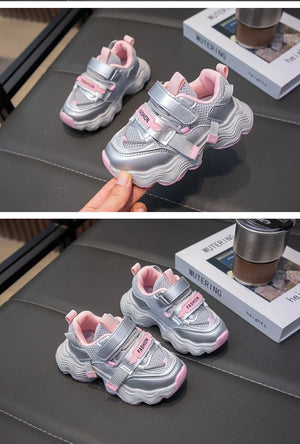 Kids Sneakers Soft Sole Breathable Children Running Shoes Non-slip Trendy 2025 New Students Sports Shoes Comfort for Boys Girls