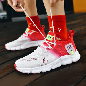 Unisex Mesh Sports Shoes  Lightweight, Comfortable Running & Walking Sneakers (Sizes 36–46)