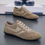 Fashion Men's Casual Sneakers Comfortable Non-slip Male Walking Running Shoes Breathable Lightweight Slip-on Suede Casual Shoes