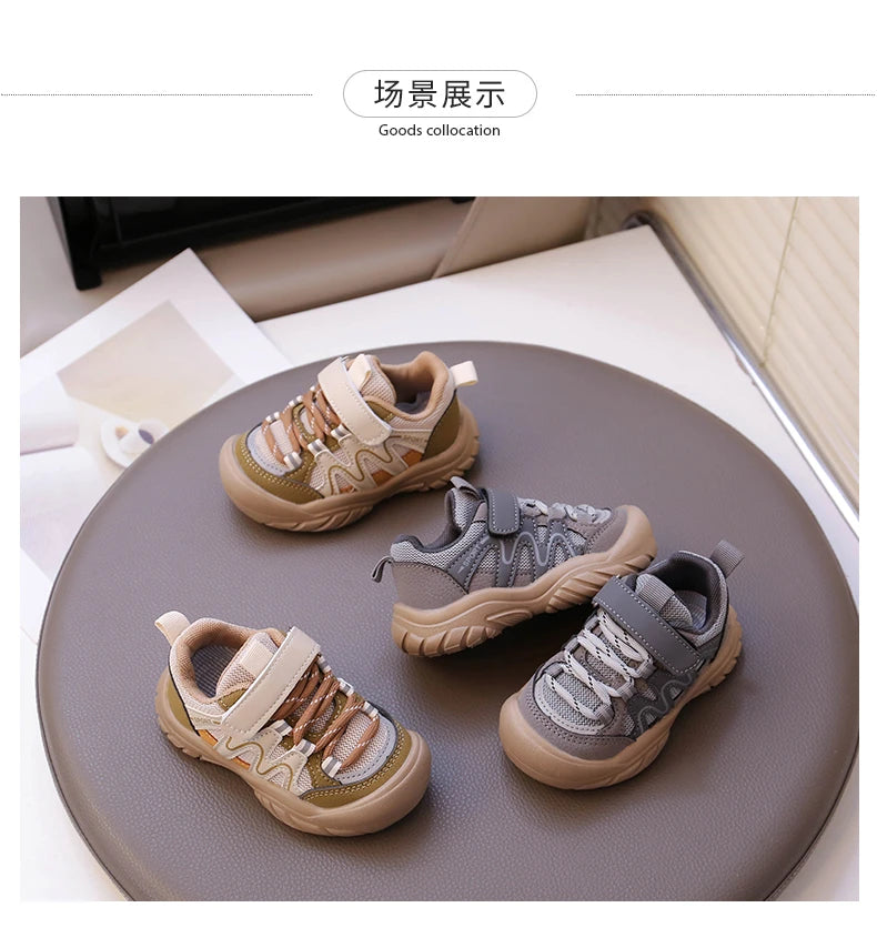 Sport Shoes For Children 2025 Trend Fashion Kid's Sneakers Ergonomics Soft-soled Boy's Girl's Running Shoes 22-30