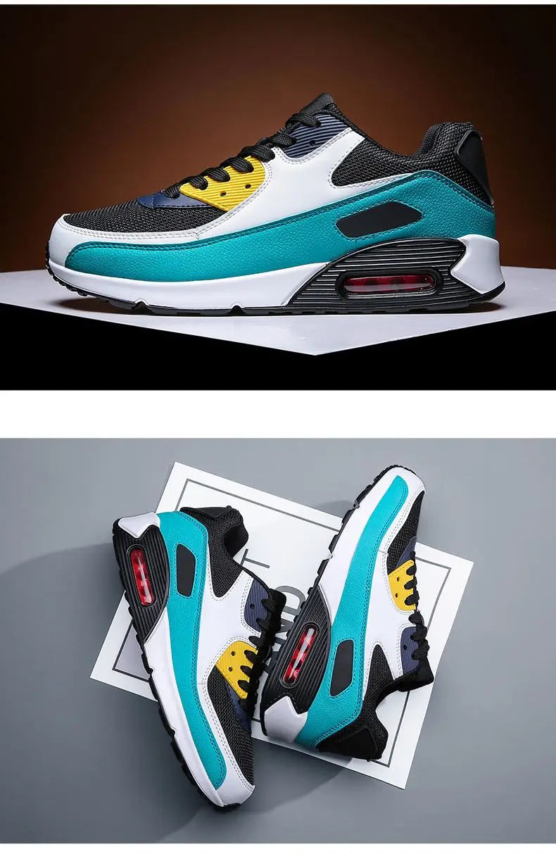 Men's Casual Breathable oes Women's Sneakers Air Cuion Comfortable Faionable round Toe Low Heel Rubber Outsole oes