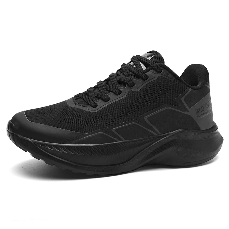 Designed Sneakers Shoes For Men Casual Sports Running Shoes Comfortable Breathable Light Shock Absorption Outsole Walking White
