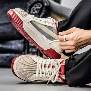 Men's Slip-on Sneakers, Comfortable Low-top Canvas Breathable Casual Shoes, Soft-bottom Versatile Sports and Casual Shoes
