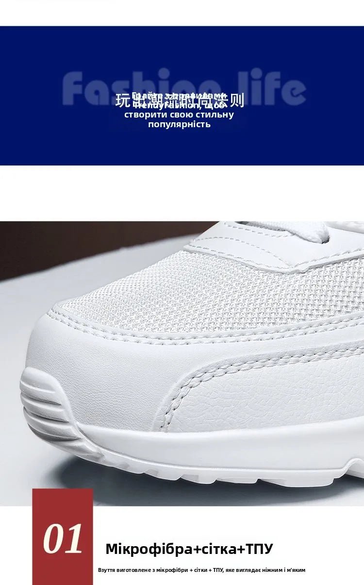 Men's Casual Breathable oes Women's Sneakers Air Cuion Comfortable Faionable round Toe Low Heel Rubber Outsole oes