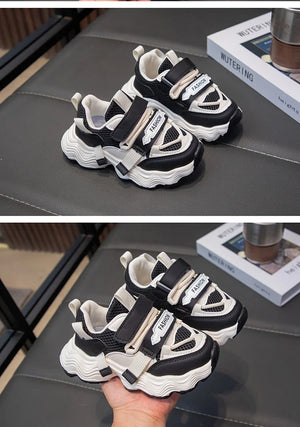 Kids Sneakers Soft Sole Breathable Children Running Shoes Non-slip Trendy 2025 New Students Sports Shoes Comfort for Boys Girls
