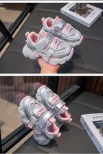 Kids Sneakers Soft Sole Breathable Children Running Shoes Non-slip Trendy 2025 New Students Sports Shoes Comfort for Boys Girls