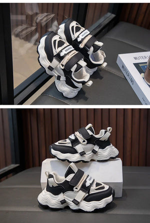 Kids Sneakers Soft Sole Breathable Children Running Shoes Non-slip Trendy 2025 New Students Sports Shoes Comfort for Boys Girls