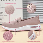 Women's Shoes 2025 Casual Sneakers Breathable Chunky Sole Pink Free Shipping