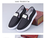 2025 Men Casual Shoes Slip on Canvas Fashion Sneakers Breathable Summer Walking Loafers Non Slip Comfortable Youth Skate Flats