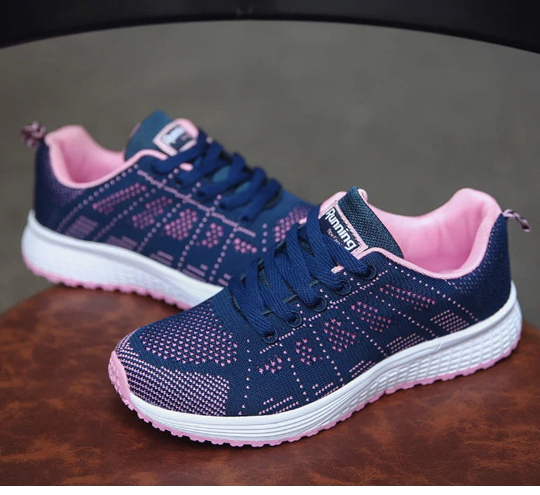 Women Sports Shoes 2023 Trends Sneakers Women Light Sport Sneaker Breathable Casual Shoes For Women White Tennis Female Footwear