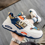 Mens Sneakers Thick Sole Anti Skid Wear-resistant 2025New Men's Casual Spring Shoes Breathable Man Footwear Fashion Comfortable