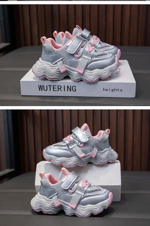 Kids Sneakers Soft Sole Breathable Children Running Shoes Non-slip Trendy 2025 New Students Sports Shoes Comfort for Boys Girls