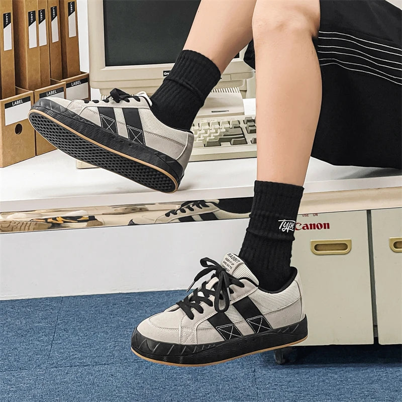 2025 Sneakers Men's Shoe New Style Skate Shoes Low-top Men's Shoes with Latex Insoles for Comfortable Wear Trendy Shoe Niche Hit