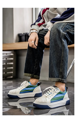 Men's Slip-on Sneakers, Comfortable Low-top Canvas Breathable Casual Shoes, Soft-bottom Versatile Sports and Casual Shoes
