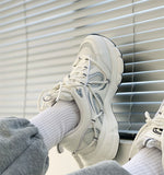 Daddy Shoes Men's Fried Street Straps Thick-soled National Trend Sneakers